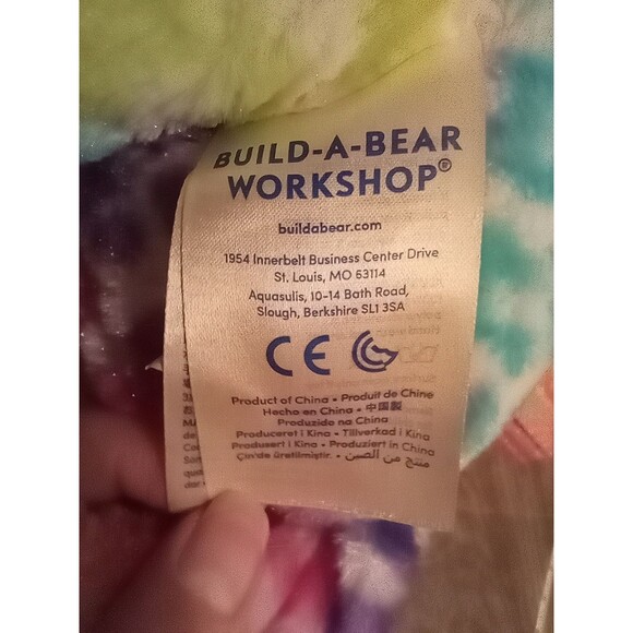 BuildaBear Y2K Sleepover Gift Set w/ Vintage Card Game, Lisa Frank Rainbow STYLE - Picture 3 of 11